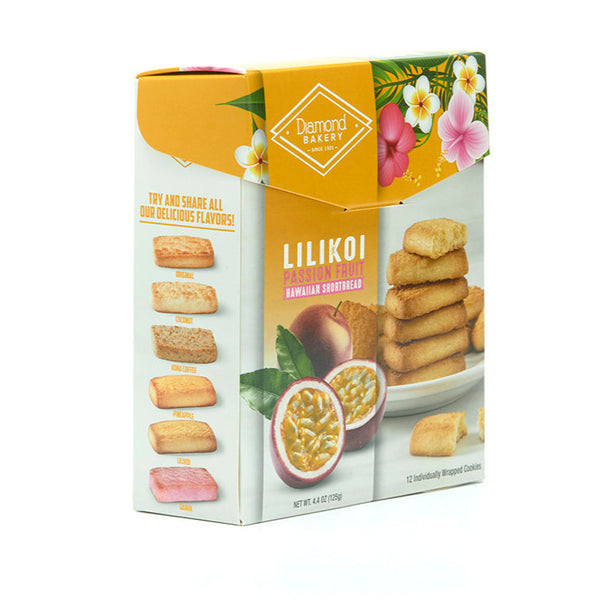 Hawaiian Shortbread Cookies Lilikoi Passion Fruit Diamond Bakery