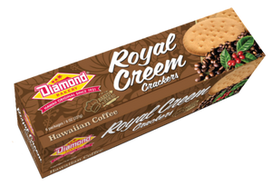 Hawaiian Royal Creem Crackers, Kona Coffee (8oz)