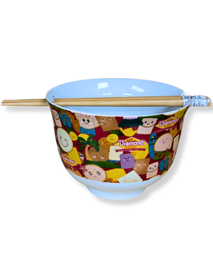 Diamond Bakery Porcelain Chopstick Bowl