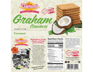 Hawaiian Graham Crackers, Coconut (9.5oz)