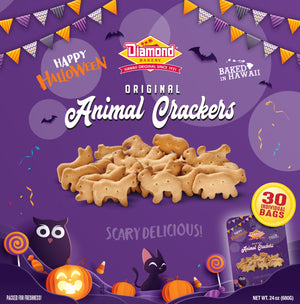 HALLOWEEN Themed - Hawaiian Jungle Animal Crackers, Original (Case Of 30)