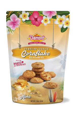 Hawaiian Cookies, Cornflake W/ Mac Nuts (1.8 oz)